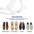 thumbnail image 3 of 9Pack No Show Socks Men White, 3 of 6
