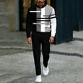 thumbnail image 2 of CONFREE Mens Tracksuit 2 Peice Sets Casual Men's Jogging Sweatsuit Set Graphic Sweatshirts Pants Athletic Sweat Suit for Men, 2 of 4