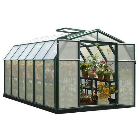 Rion Hobby Gardener 2 Twin-Wall Greenhouse, 8' x 12'