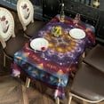 thumbnail image 2 of Colorful Tie Dye Mandala Pattern Rectangle Tablecloth 60"x120",Waterproof Polyester Rectangle Table Cloth, Wipeable Spillproof Polyester Tablecloth for Dining, Camping, Indoor and Outdoor, 2 of 6