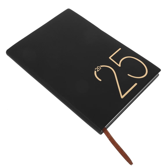 LABSERRON Time Management Notepad Modern Black Paper Organizer for Daily Use