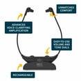 thumbnail image 3 of MDHearingAid Casual Listening Rechargeable On-Ear & Over-Ear with Optical, Black, QTV, 3 of 5