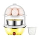 thumbnail image 3 of Huevo Al Vapor Mini escalfador de huevos de cocina, vaporizador eléctrico de 2 capas para huevos, apagado automático (amarillo) Hugtrwg Libre de BPA, 3 of 9