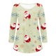 thumbnail image 5 of Tops Para Mujer Salir Tops Casual Manga Larga Botón Abierto Cuello Redondo Ajuste Suelto Túnica Plisada Blusa Odeerbi ODB150528, 5 of 6
