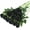 Black, variant on 12PCS Artificial Roses Silk Flowers Fake Roses Bouquet Long Stem for Home Wedding Decoration Party (Wine)