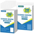 thumbnail image 1 of Fundas para cómics YixangDD, paquete de 200, libres de ácido, 17,5 x 27 cm, 1 of 7