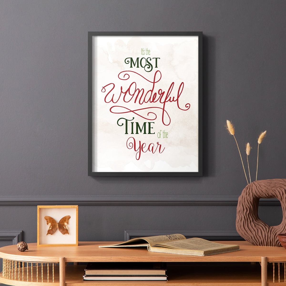 Wonderful Time of the Year Framed Print - Solid Wood in Single Picture Frame Solid Wood 2 Framed Print