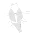 thumbnail image 2 of HUAXUN High Waisted Underwire Bikini Sets V Neck Cross Twist Front High Waisted Bikini Knot Front Bathing Suit 2 Piece Swimsuit Tummy Control Bathing Suit, 2 of 5