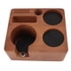 thumbnail image 2 of Estacia de Manipulador de Café de Madera de 58 mm, Soporte de Café de Madera Sports Sproty Space Ahorre Fácil de Limpiar contra el Deslizamiento para el Hogar, 2 of 7