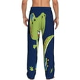 thumbnail image 3 of Disketp Dino Playing Roller Skate Men'S Pajama Pants - Ultra Soft Fleece Sleep And Lounge Pants (Size: S-Xxl), 3 of 9
