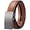 Gunmetal Buckle-Brown, variant on AWAYTR Ratchet Leather Belt for Men - Genuine Leather Black and Brown Belt for Dress Casual Pants