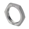 thumbnail image 3 of Cast Pipe Fitting Hex Locknut, 304 Stainless Steel Hex Lock Nut 1 1/4" Female Thread (DN32), 3 of 5