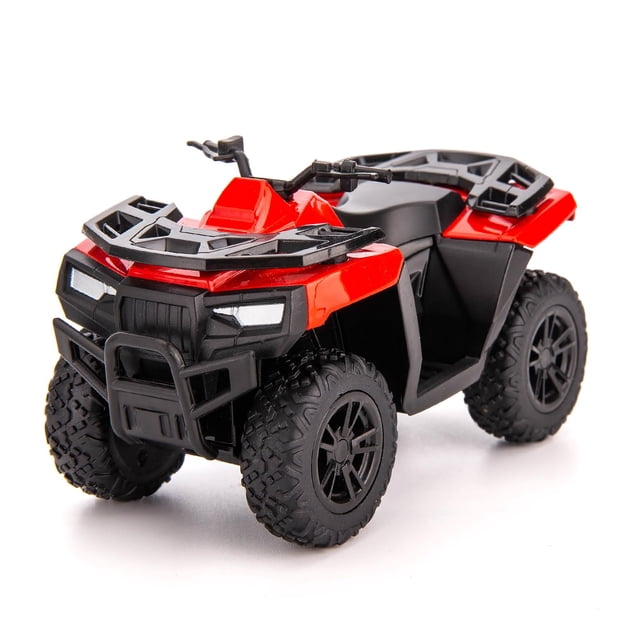 Toy ATV RMZ City 1:36 fundido a presión, rojo, 9,7 cm