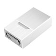 thumbnail image 5 of Caja portátil para cigarrillos con soporte para cigarrillos de 20 piezas con encendedor electrónico con carga USB (plateado), 5 of 5