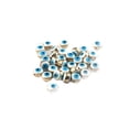 thumbnail image 1 of Qarigey 100 piezas de cuentas planas redondas con agujeros para manualidades brillantes, cuentas espaciadoras, suministro de joyería suave, Ropa, zapatos y accesorios Miscelánea Tipo6, 1 of 6