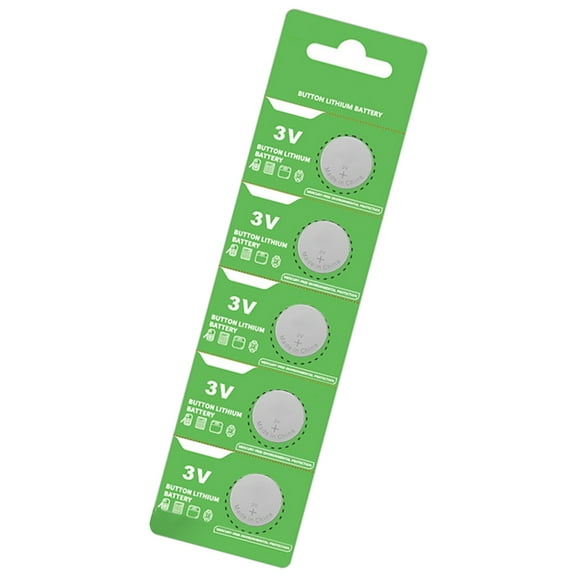 1 Sheet(5pc) CR2032 Button Cell Battery 3V 210mAh Lithium Battery for Car Remote