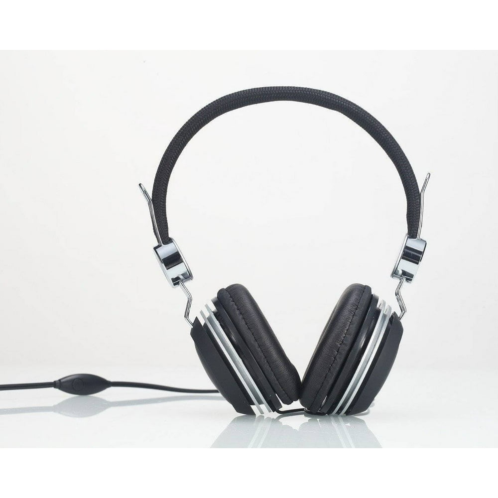 Premium OverHead Stereo Headset Headphones with Microphone for Apple