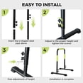 thumbnail image 3 of Walking Pad Handle Bar Only, Compatible with 24.4'' Wide Walking Pad, Max 43.3'' Height Parallettes Bar, Non-Slip Base, 3 of 7