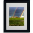 thumbnail image 2 of Trademark Fine Art "Double Rainbow" Framed Canvas Art by Mathieu Rivrin, 2 of 3