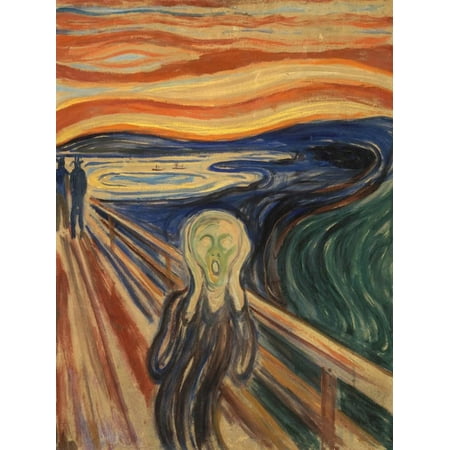 Pop Art Expressionism The Scream Edvard Munch Colorful German Expressionism Figurative Painting Print Wall Art By Edvard Munch ()