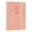 Blush Pink, variant on 1 Pc Mini Pocket Notebook 4.33"x2.95", Small Horizontal Leather Journal with Elastic Closure, 100 Sheets Cute A7 Lay-Flat Memo Book for Purse, Lavender Purple