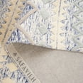 thumbnail image 5 of SAFAVIEH Glamour Drew Geometric Area Rug, Blue/Ivory, 6' x 6' Square, 5 of 7