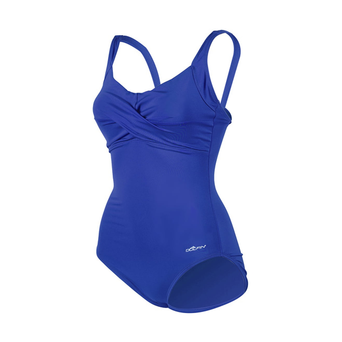 Dolfin - Dolfin Fitness Swimsuit DRAPE Blue Size 10 - Walmart.com ...