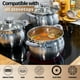 thumbnail image 5 of Juego de utensilios de cocina de inducción Daniks Modern de 11 piezas de acero inoxidable: cacerola apta para lavavajillas, ollas con asas resistentes al calor, tapas de vidrio y sartén con tapa, colo, 5 of 5