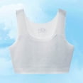 thumbnail image 6 of LRen Girls Sports Bras Size 14-16 Soft Stretchable Training Bras Girl Wireless Camisole Solid Color Lightly Padding Wireless Stretchy Camisole Bras for, 6 of 8