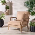 thumbnail image 2 of Safavieh Couture Martinique Coastal Patio Armchair, Natural/Brown, 2 of 11