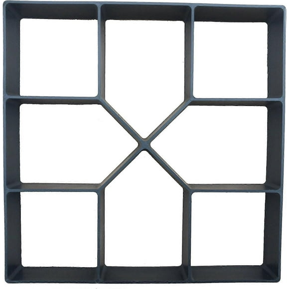 Plastic Path Maker Mould 40X40cm Paving Concrete Stepping Stone Mould Molds Stones Slabs Garden Patio Driveway Pavement Mold Patio Path Walk Maker