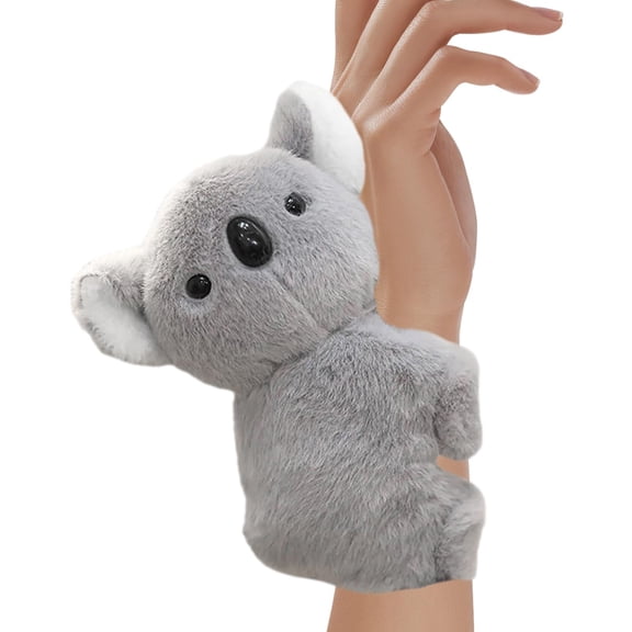 Adorable Koala Wristband Pendant Plush Toy - Cute Stuffed Animal Wrist Strap Decoration, Handmade Koala Doll for Bag Keys, Soft Carry-Along Gift for Adults
