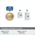thumbnail image 3 of Amerock Loop 1-3/16 inch (30mm) Diameter Champagne Bronze Cabinet Knob - 10 Pack, 3 of 5