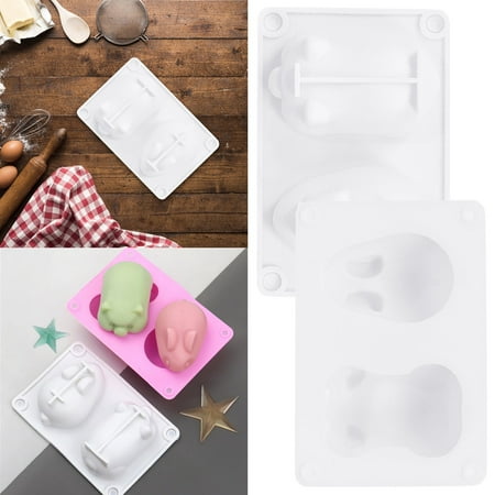 

BTJX Christmas decoration Washable Silicone Cake Cake Candy Chocolate Decorating Tray DIY Craft Project