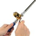 thumbnail image 4 of Y Caña de Pesca combo combo conjunto mini telescópico de bolsillo portátil de Bolsillo de Bolsillo de Pescado Pole + Carrete de aluminio Línea de Pesca Línea de Pesca Suave, 4 of 7