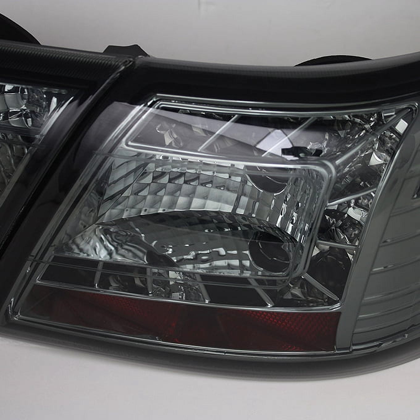 AKKON - For 07-09 Camry Base CE LE SE SLE Model Smoke Smoked Black LED Tail Lights Brake Lamps 4pcs Replacement