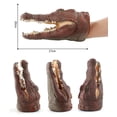 thumbnail image 2 of Maqueta de marioneta de mano con forma de dinosaurio de goma blanda, 14 x 19 cm, 2 of 5