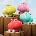thumbnail image 4 of Fjnjuu Toy Car Cute Pet Animals Press Car Toy Hippopotamus In-ertia Toy Car Birthday Gift Play Vehicle Set, 4 of 8