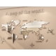 thumbnail image 5 of D Adhesivos de pared, Adhesivos de pared acrílicos Adhesivos de pared acrílicos 3D D Adhesivo de pared con mapa del mundo Diseño fácil de usar, 5 of 8
