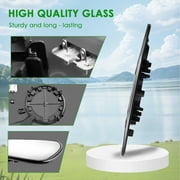 Passenger Side Replacement Mirror Glass Compatible with Cadillac, GMC & CHEVY vehicles - 2009-2014 Escalade/Yukon/Tahoe, Blind Spot Detection, w/o Auto Dimming, 20778441