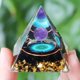 thumbnail image 1 of Generador de energía caliente Orgonita Pirámide Cristales Peridoto Sanación Reiki Chakra Generador de Reiki Chakra Orgonita Pirámide Meditación También, 1 of 1