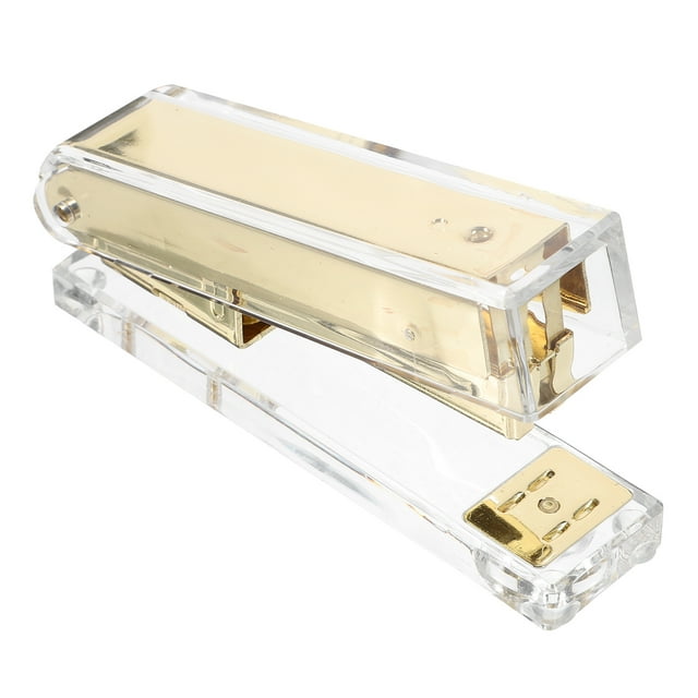 Shisuyan Acrylic Stapler Multi-function Hand Stapler Professional Office Stapler Office Supply
