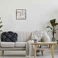 thumbnail image 2 of Stupell Industries Structured Geometric Lines Abstract Square Shapes Painting Black Framed Art Print Wall Art, Design by Kristen Brockmon, 2 of 5