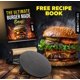 thumbnail image 3 of Prensa para parrilla premium con mango de madera: la mejor trituradora de hamburguesas, tocino y carne para parrilla, plancha y sartén. Prensa antiadherente, ergonómica y con retención de calor., 3 of 7