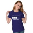 thumbnail image 3 of Sarcasm Loading Please Wait Womens Slim Fit Graphic Tee Brisco Brands X, 3 of 5