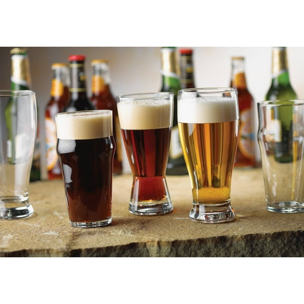 Libbey International Beer Glasses, Set of 12