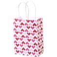 thumbnail image 1 of Valentin'S Day Bags with Handle Heart Bags Wrap for Valentin'S Day Wedding Birthday Paper Bag Gift Wrapping Paperwrapping Sheet Roll Paper Decorative Paper Kraft Paper Patterned Paper Adhesive Paper, 1 of 4
