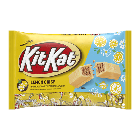 Kit Kat, Easter Lemon Crisp Miniature Wafer Candy, 9 Oz