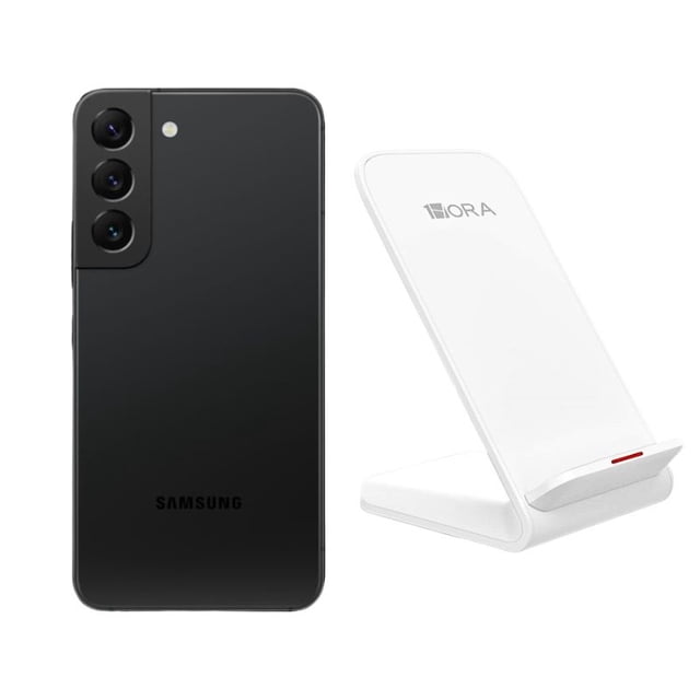 Celular Samsung S22 Plus Reacondicionado 128gb Negro + Base Cargador Samsung Galaxy SM-906U