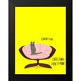 thumbnail image 2 of Blanckslate 12x14 Black Modern Framed Museum Art Print Titled - Mod Cats V, 2 of 5
